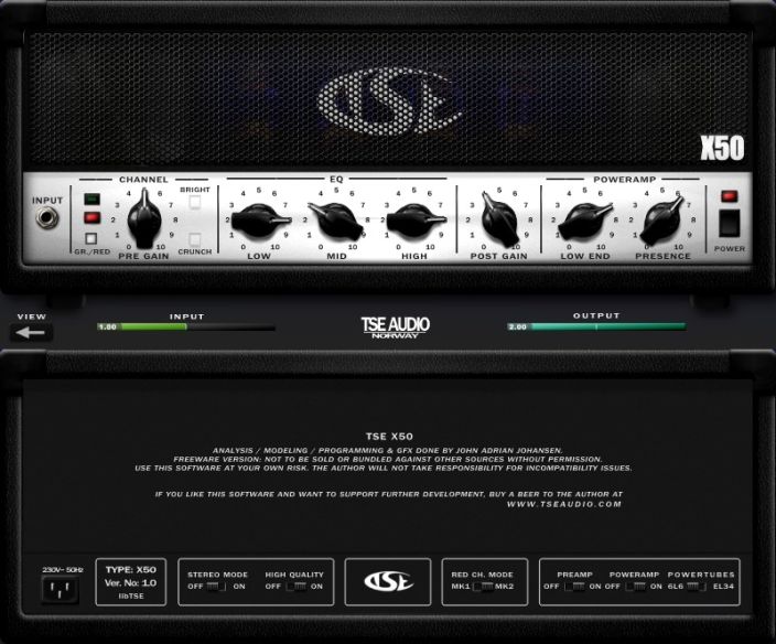 Simon's Metal - TSE Audio - X50